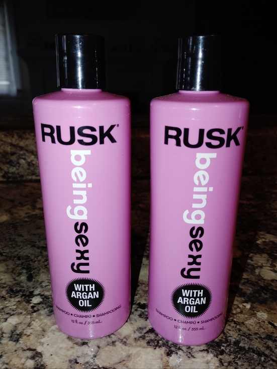 Rusk Other - Rusk Being Sexy Shampoo Set with Argan Oil - Pink Set 2 New